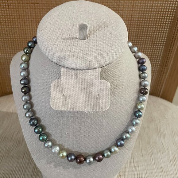 Honora 18.5" Freshwater Fresh Water Pearl Multicolored pearl Necklace - Picture 2 of 11